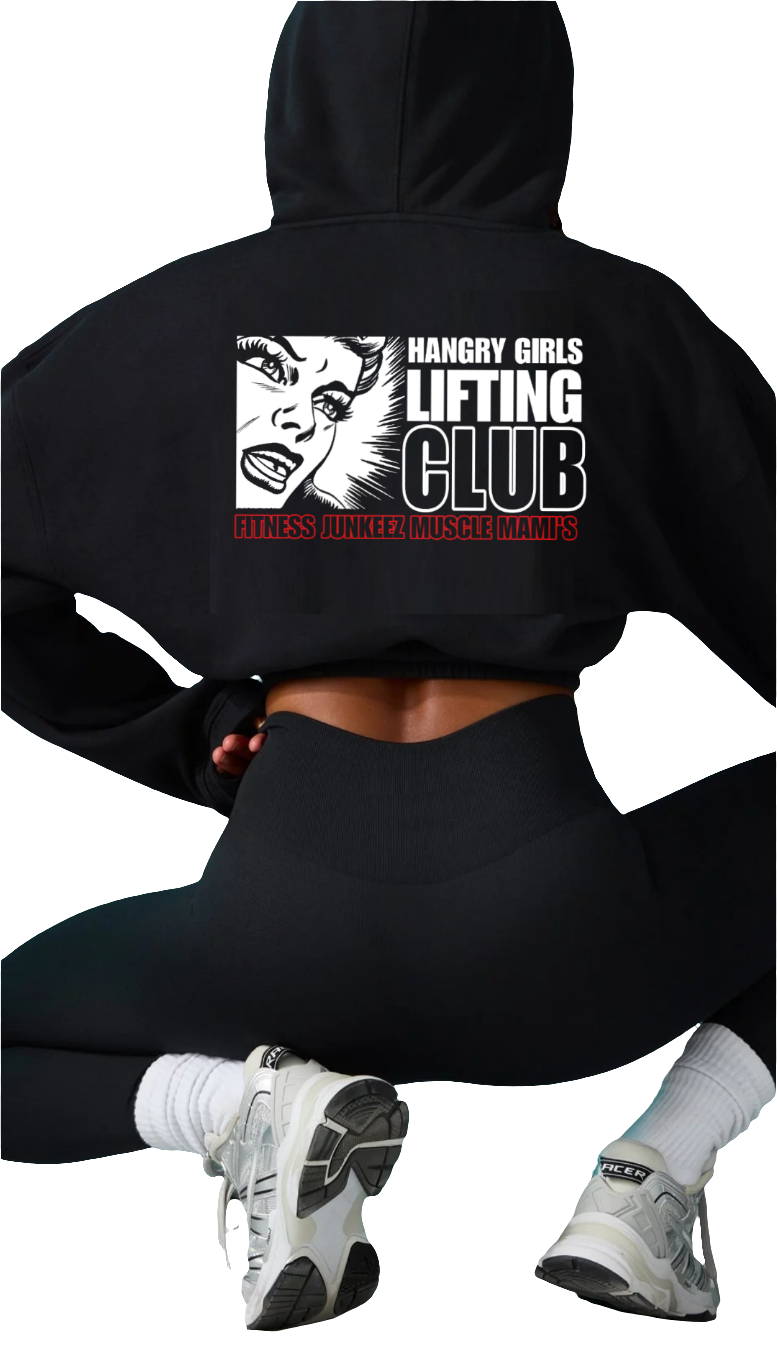 FJ Hangry Girls CROP Top Hoodie