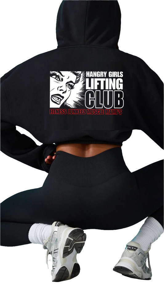 FJ Hangry Girls CROP Top Hoodie