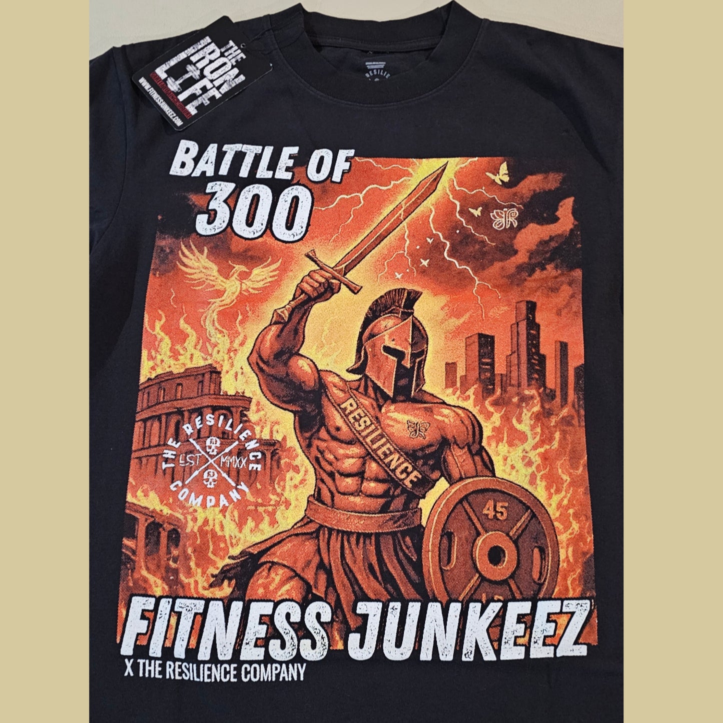 BATTLE OF 300 /RESILIENCE COLLAB TEE
