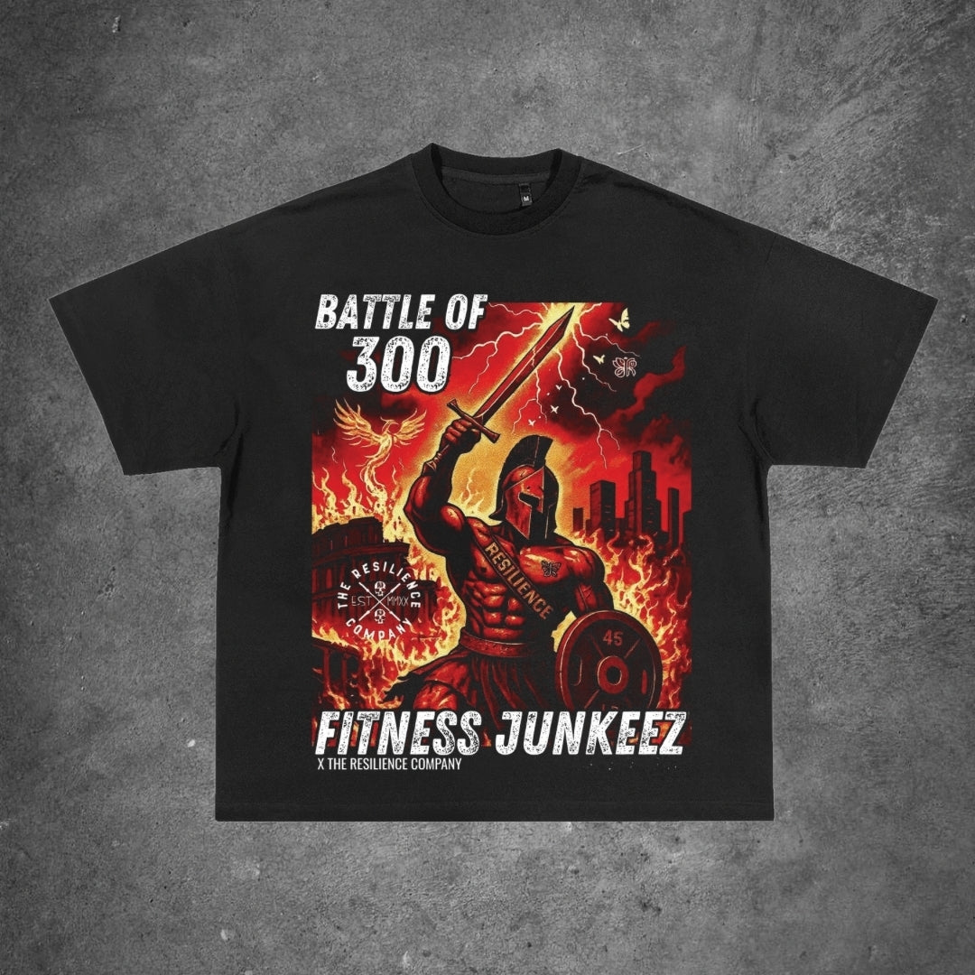 BATTLE OF 300 /RESILIENCE COLLAB TEE