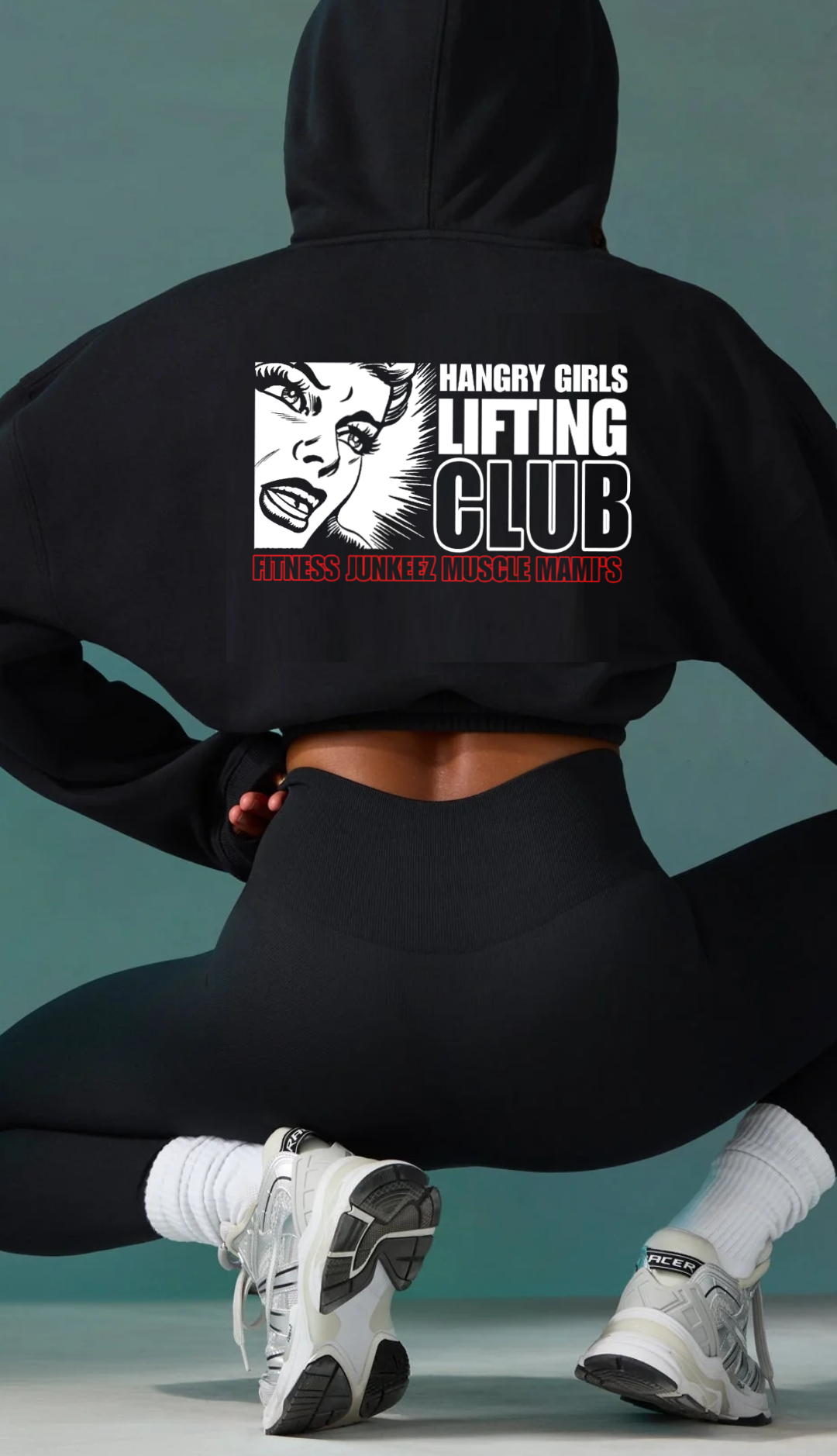 FJ Hangry Girls CROP Top Hoodie